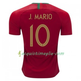 Divisa di Calcio Portogallo J.Mario 10 Prima Mondiali 2018